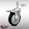 Service Caster 5 Inch SS Black Polyurethane 3/8 Inch Threaded Stem Caster with Total Lock Brake SCC-SSTSTTL20S514-PPUB-BLK-381615 - alternate 3